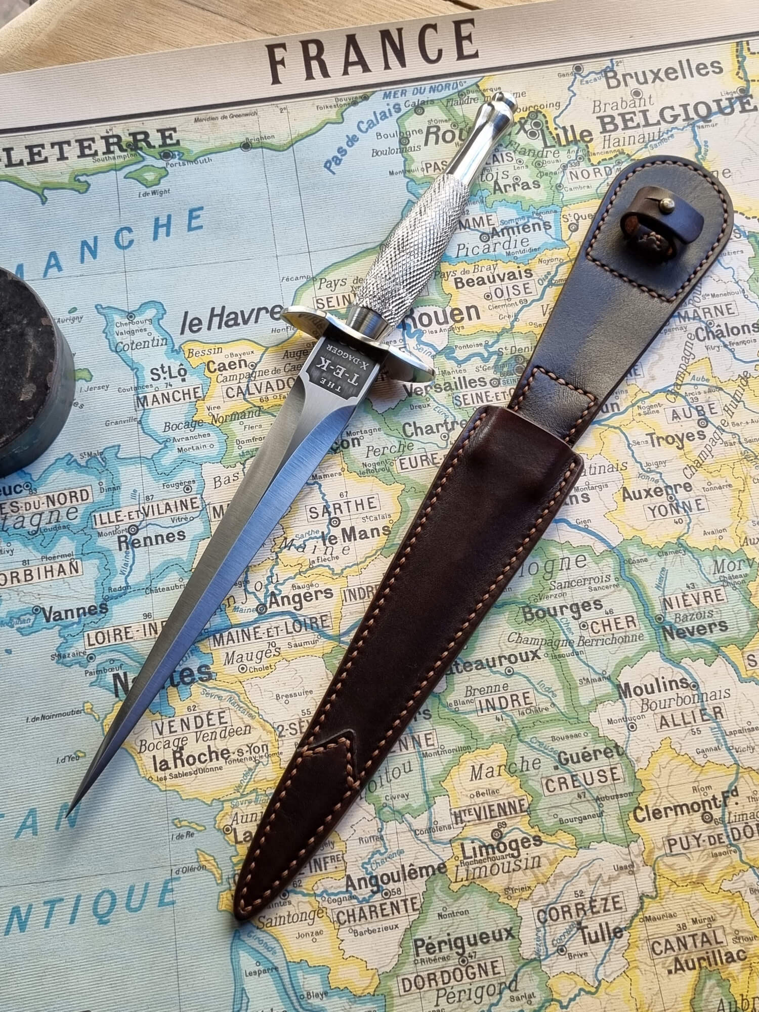 TEK Fairbairn-Sykes X-Dagger – Nickel Plated - Image 7